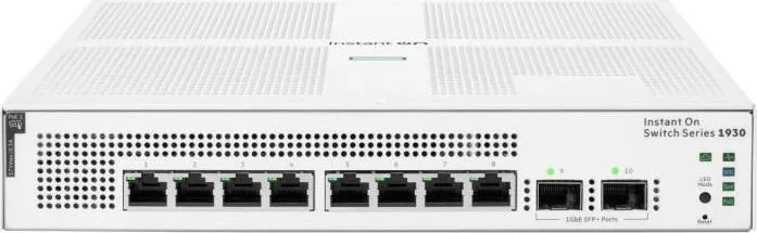 HPE Networking Instant On Switch 8p Gigabit CL4 PoE 2p SFP 124W 1930