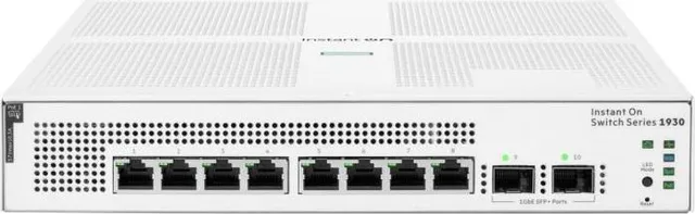 HPE Networking Instant On Switch 8p Gigabit CL4 PoE 2p SFP 124W 1930