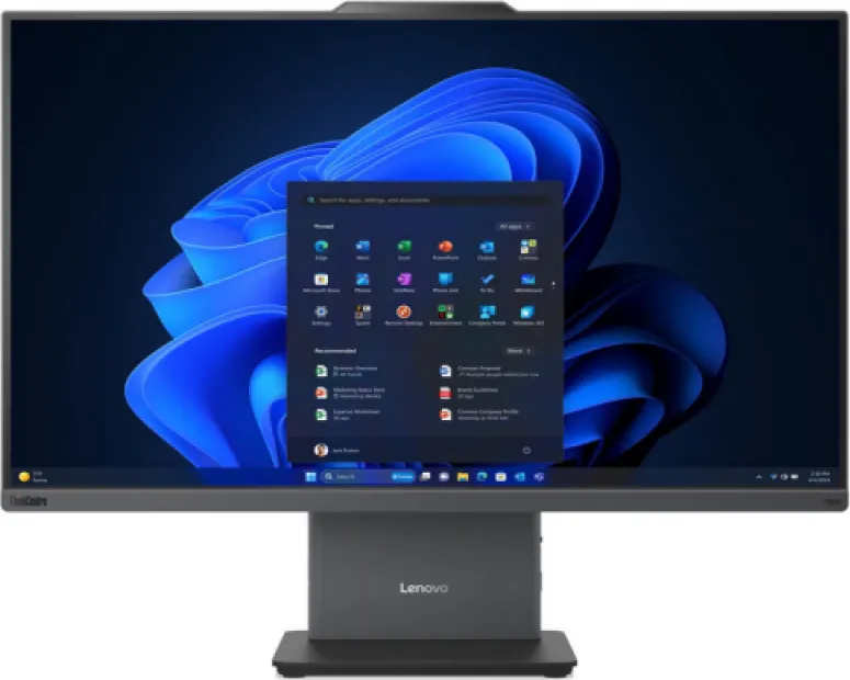 All-in-One Business Lenovo ThinkCentre neo 50a 24 Gen 6 LNL cu procesor Intel Core Ultra 7 256V pana la 5 GHz