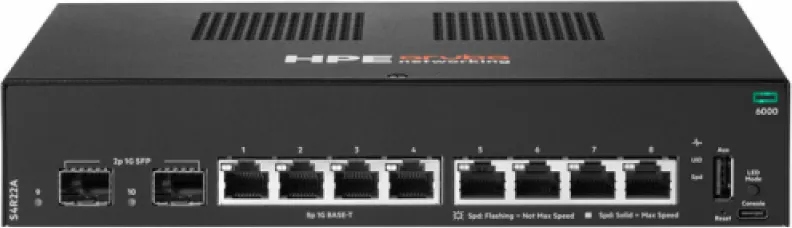 Switch Aruba CX 6000, Gigabit, 8 porturi
