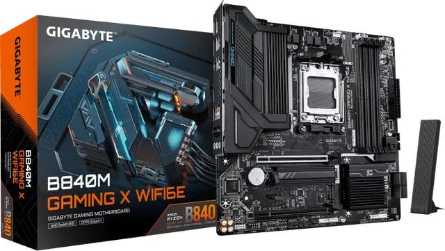 Placa de baza Gigabyte B840M Gaming X WIFI6E, Socket AM5, DDR5, Micro-ATX