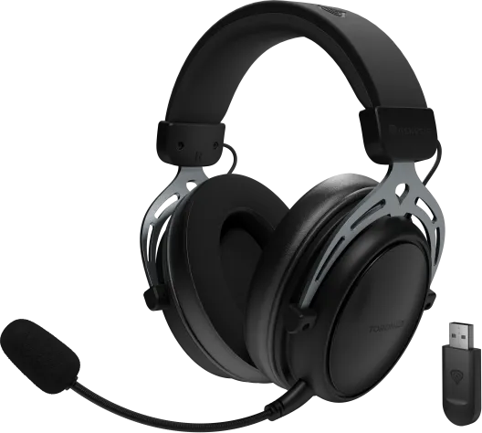 Casti Gaming Head-band Genesis Toron 706, Wireless/Wired, Negru