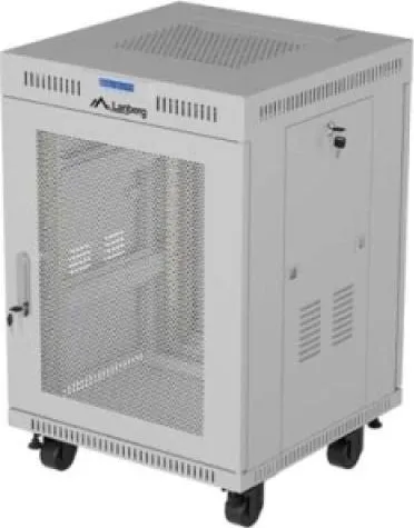 Dulap rack 19" perete 15U/600X600 (FLAT PACK) WITH MESH DOOR LCD, self- assembly
