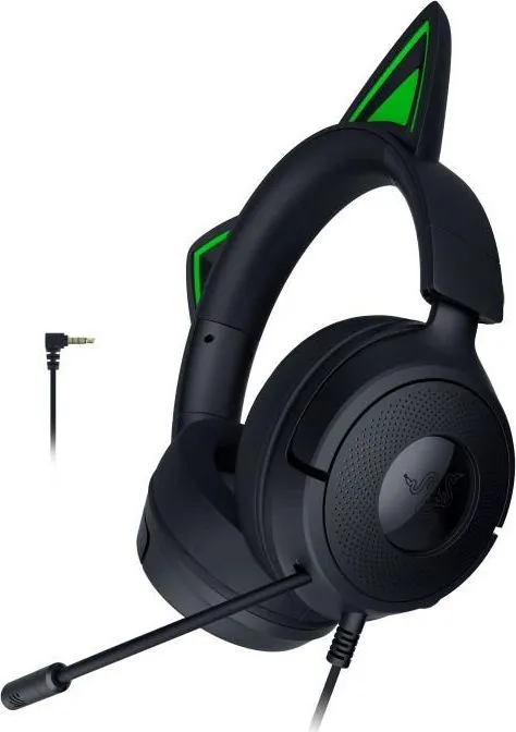 Casti Gaming Head-band Razer Kraken Kitty V3 X, Wired, Negru