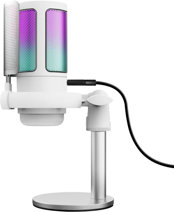 Microfon Trust GXT 238W Auron, tip Condenser, USB-C, LED backlight