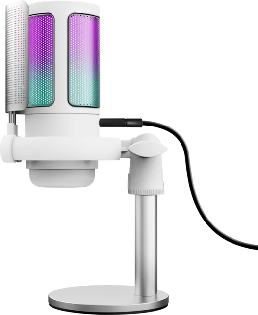 Microfon Trust GXT 238W Auron, tip Condenser, USB-C, LED backlight