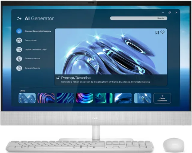All-in-One Consumer Dell Pro 27 EC27260 cu procesor Intel Core Ultra 7 355 pana la 5 GHz, 27 inch, FHD, 16 GB