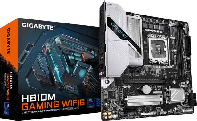 Placa de baza Gigabyte H810M Gaming WIFI6, LGA 1851, DDR5, Micro-ATX