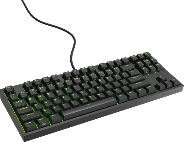 Tastatura Mecanica Gaming Genesis Thor 404 TKL, RGB, USB, Negru, US