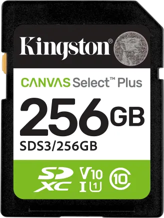 Card de memorie Kingston Canvas Select Plus Gen3 SDXC, Clasa 10