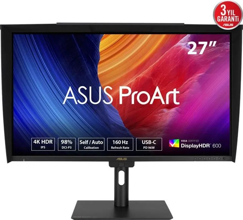 Monitor Consumer ASUS PA27UCGE, 27", 3840 x 2160 pixeli, Black