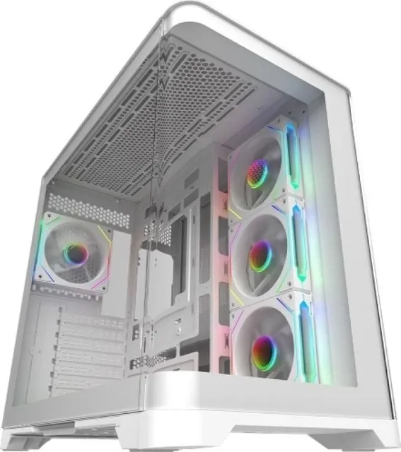Carcasa Aqirys Europa, RGB, Mid Tower, White