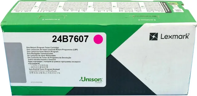 Toner Lexmark 24B7607, Magenta
