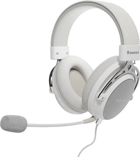 Casti Gaming Head-band Genesis Toron 301, Wired, Alb