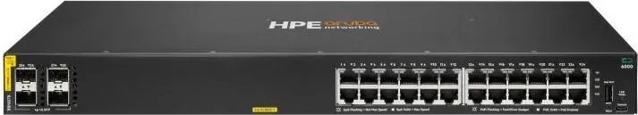 Switch HPE Aruba Networking CX 6000 24p, Gigabit, 24 porturi, PoE