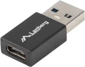 Adaptor Lanberg AD-UC-UA-01, USB C/ USB A, Negru