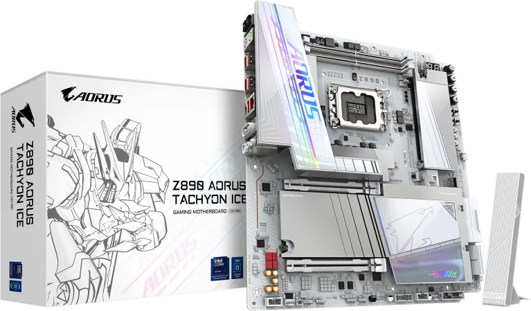 Placa de baza Gigabyte Z890 Aorus Tachyon ICE, Socket 1851, DDR5, E-ATX