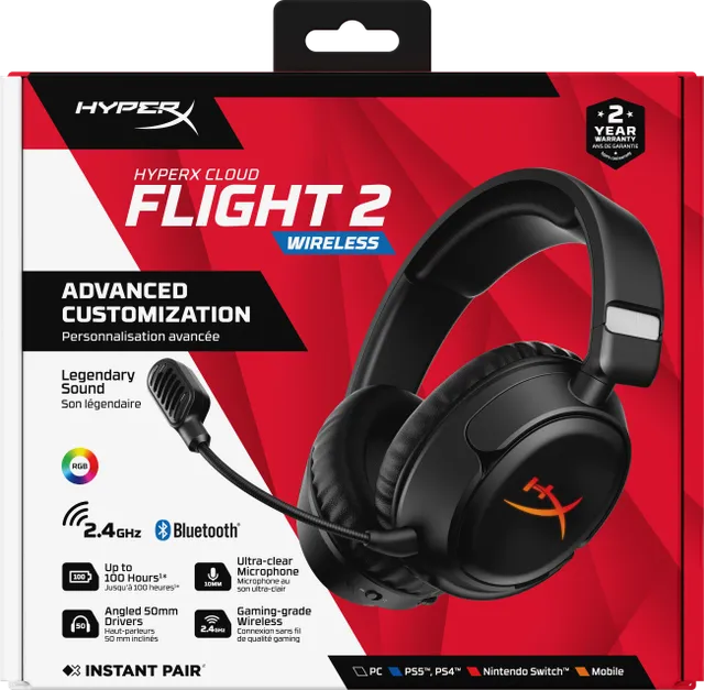 Casti Gaming Head-band HyperX Cloud Flight 2, Wireless