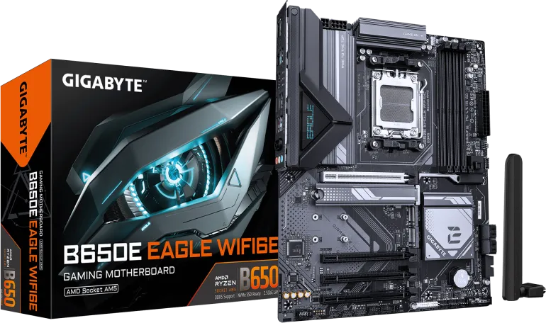 Placa de baza Gigabyte B650E Eagle WIFI6E, Socket AM5, DDR5, ATX