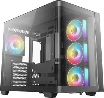Carcasa DeepCool CG530U 4F, Mid Tower, Black