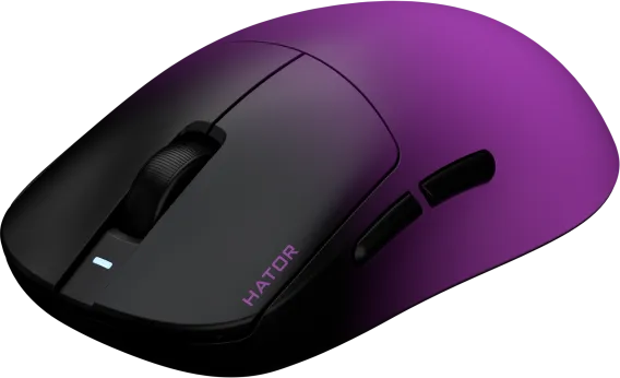 Mouse Gaming Wireless Hator Quasar 3 Ultima 8K, 30000 dpi, negru-mov