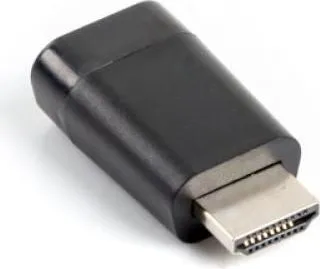 Adaptor Lanberg AD-0016-BK, HDMI/ VGA, Negru