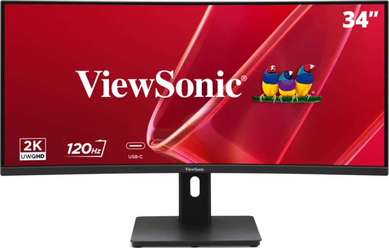 Monitor Consumer ViewSonic VA3420C-2, 34", 3440x1440 pixeli, Black