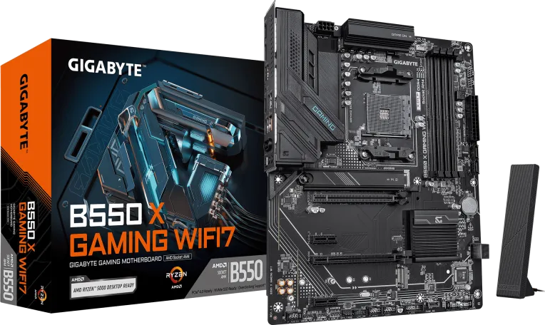 Placa de baza Gigabyte B550 X Gaming WIFI7, Socket AM4, DDR4, ATX