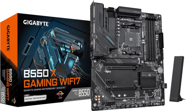 Placa de baza Gigabyte B550 X Gaming WIFI7, Socket AM4, DDR4, ATX