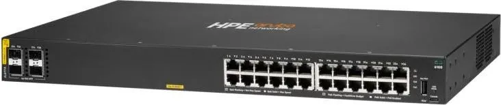 HPE Networking CX6100 24G Class4 PoE 4SFP+ 370W Switch