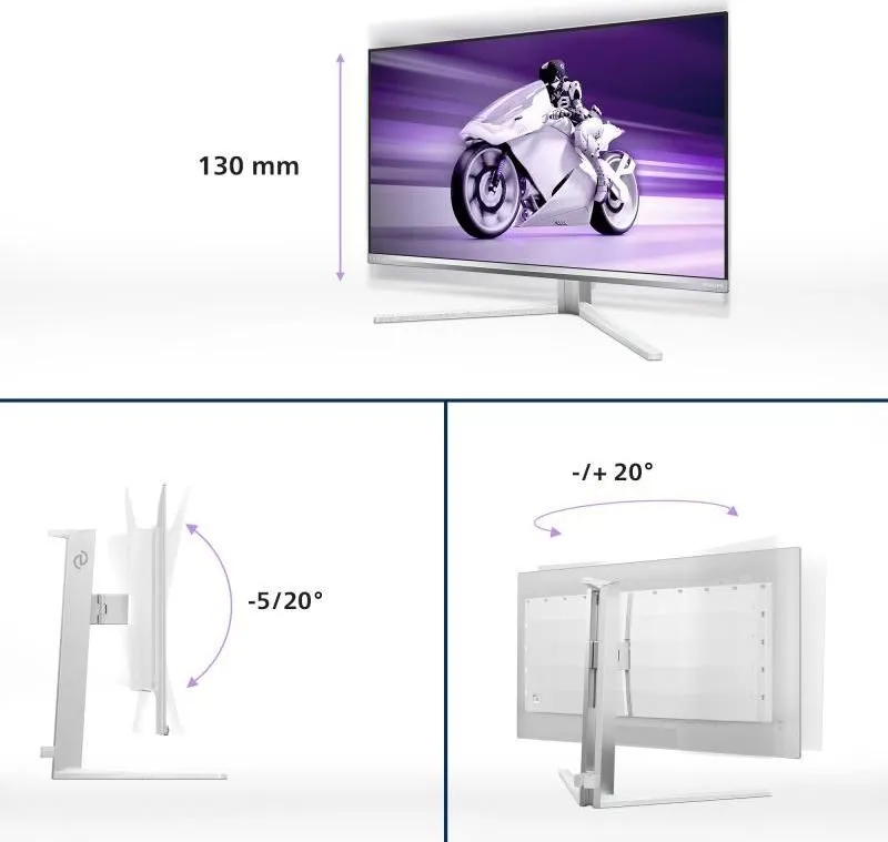 Monitor Consumer Philips Evnia 8000 27M2N8500/00, 27", 2560 x 1440 pixeli, White