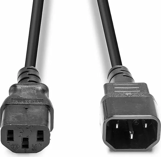Cablu de alimentare Lindy C14-C13 2m, negru