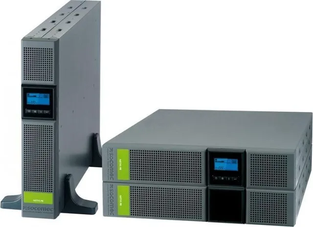 Netys PR Rack 2U /Tower UPS Socomec 3300VA / 2700W, tehnologie line interactive, unda sinusoidala
