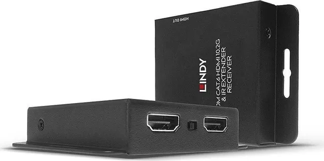 Lindy 50m Cat.6 HDMI & IR Extender with Loop Out Description Extends HDMI & IR Signals up to 70m using a