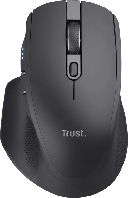 Mouse Wireless Trust Ozaa+, 3200 DPI, Negru
