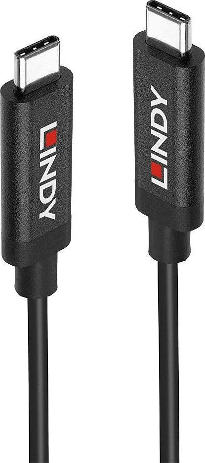 Lindy Cablu USB 3.2 Gen 2 C/C Activ, negru