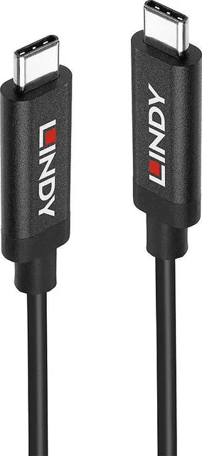 Lindy Cablu USB 3.2 Gen 2 C/C Activ, negru
