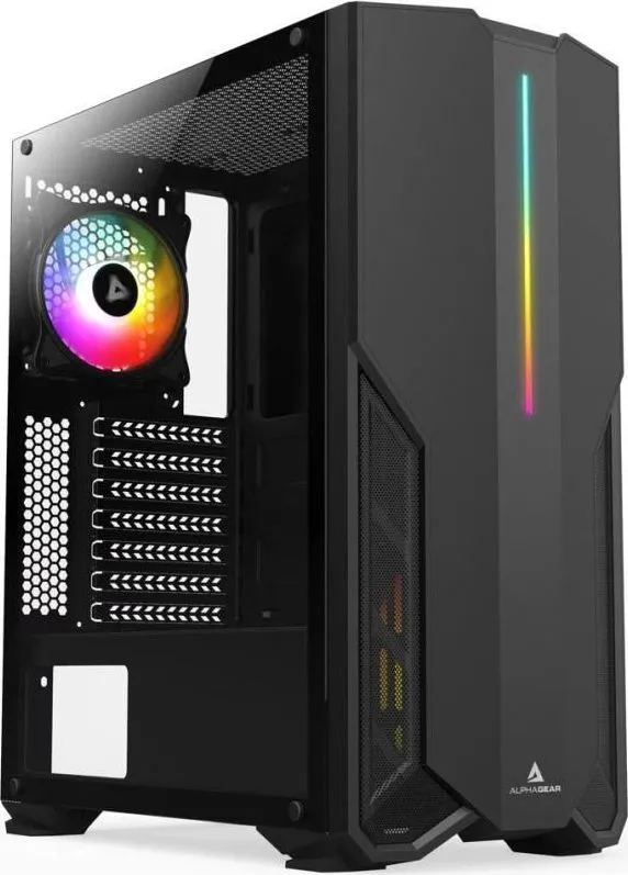 Carcasa Alphagear Primalist, RGB, Mid Tower, Multicolour