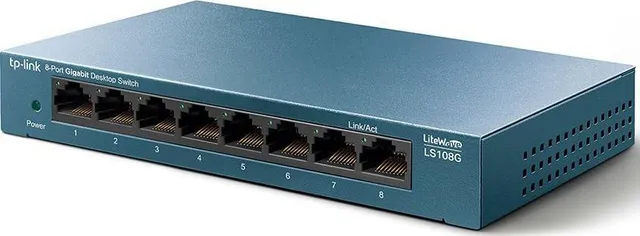 Switch TP-LINK LS108G, 8 port, 10/100/1000 Mbps