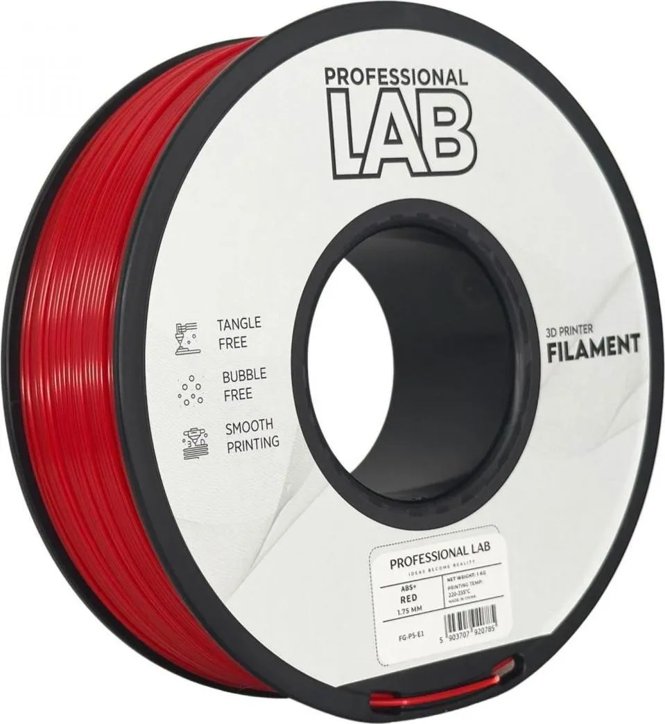 Filament 3D Proffesional Lab, Diamentru 1.75mm, Rosu