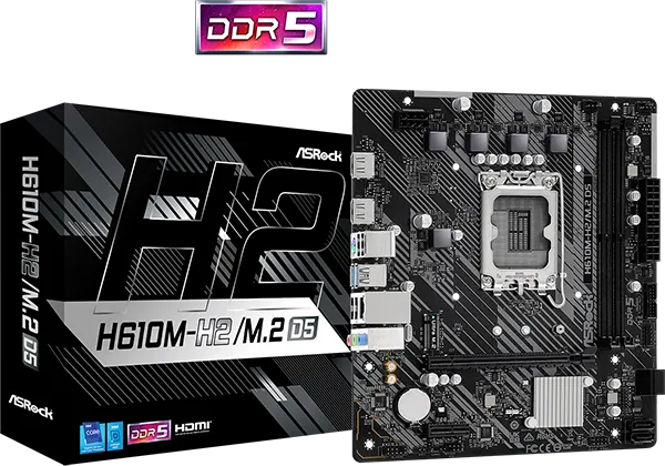 Placa de bază ASRock H610M-H2/M.2 D5 LGA1700