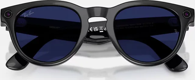 Ray-Ban Meta Headliner Gen 2 High Bridge FIT Shiny Black Clear/Sapphire Transitions 50-23