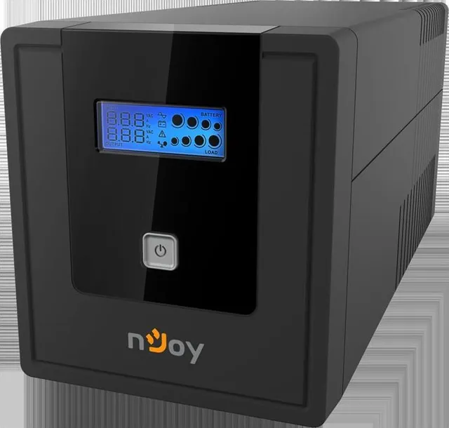 UPS nJoy Cadu 1000, 1000VA/600W, Afisaj LCD cu ecran tactil, 4 x prize Schuko