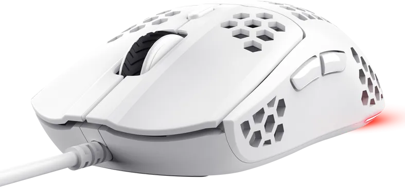 Mouse Gaming Trust GXT 928 Helox, 6400 dpi, alb