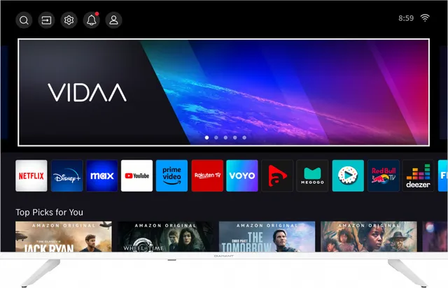 LED TV Diamant Smart 43HL4331F/C, 109 cm, Full HD, Alb, Vidaa