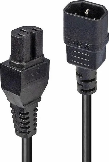 Lindy Extensie Cablu Alimentare 2m C14 to C15