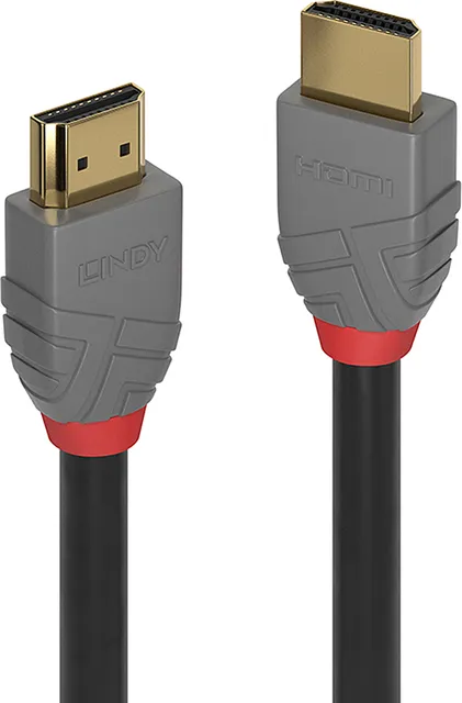 Cablu Lindy Anthra Line, HDMI, 1m, Negru