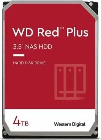 HDD NAS WD Red Plus WD40EFPX, 4TB, 5400 RPM, 256MB, SATA III