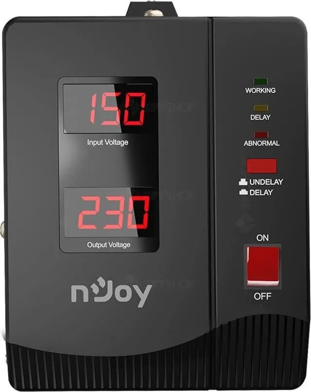 Stabilizator tensiune nJoy 2000VA Alvis, 1200W, 2x Schuko