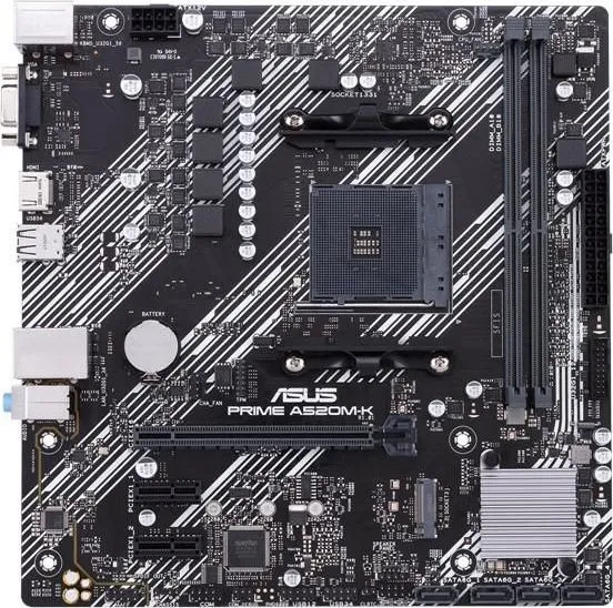 Placa de baza ASUS Prime A520M-K, Socket AM4, DDR4, Micro-ATX